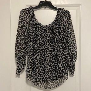 Animal Print INC Blouse